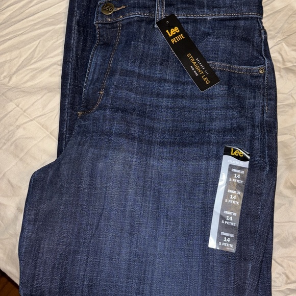 Lee Pants - Lee 14 Petite Women denim pant straight leg10305403V 14 S